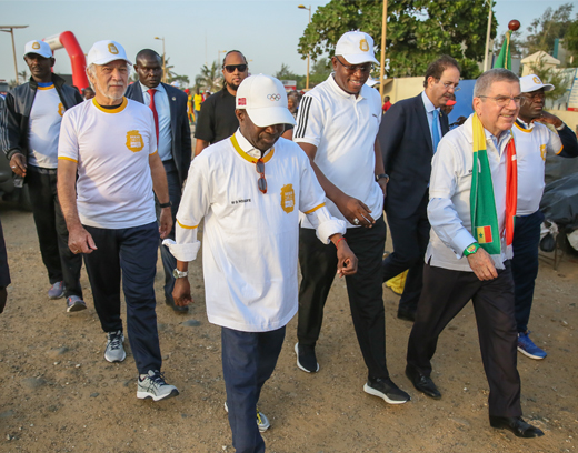Joj 2022/ Le président Thomas Bach en visite à Dakar